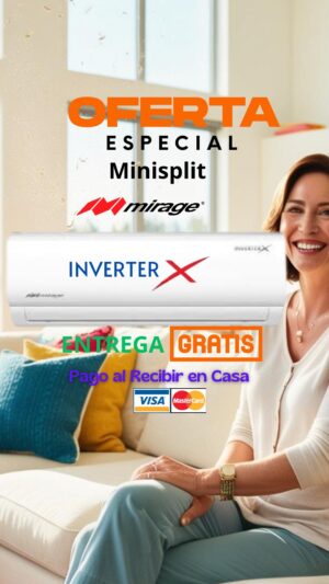 INVERTER X R32 1 TONELADA(S) 110V  FRIO/CALOR