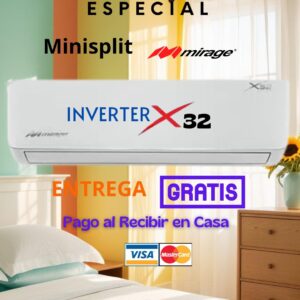 INVERTER X32 1 TONELADA(S) 110V  FRIO/CALOR