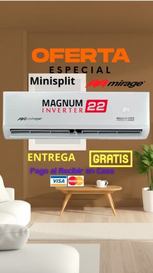 MAGNUM 22 1 TONELADA(S) 110V  FRIO/CALOR INVERTER