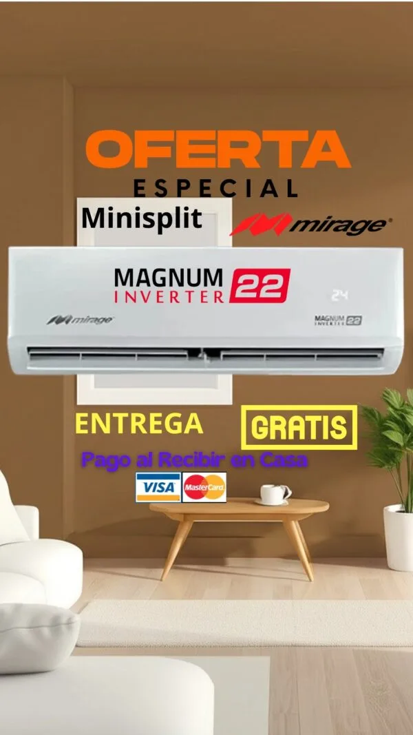 Magnum 22 1 Tonelada(S) 110V  Frio/Calor Inverter