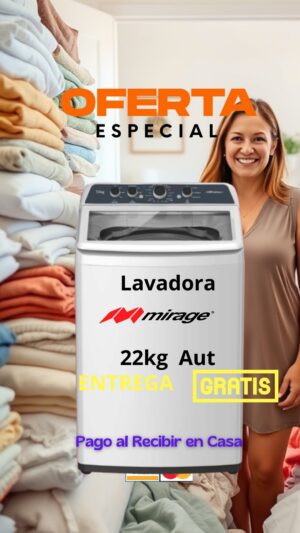 LAVADORA AUTOMATICA 22KG