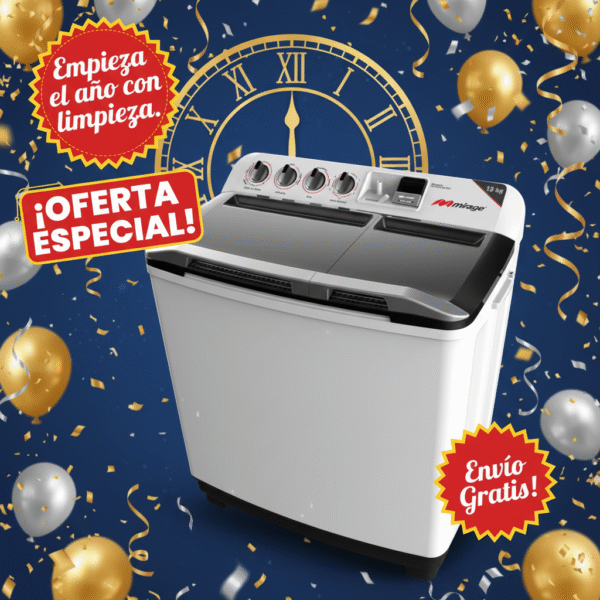 LAVADORA 22KG 2 TINAS SEMI AUTOMATICA