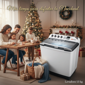 LAVADORA 16KG 2 TINAS SEMI AUTOMATICA