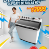 LAVADORA 22KG 2 TINAS SEMI AUTOMATICA