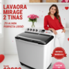 LAVADORA 16KG 2 TINAS SEMI AUTOMATICA