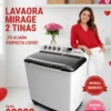 LAVADORA MIRAGE 2 TINAS Lavadora 16KG 2 Tinas Semi Automatica