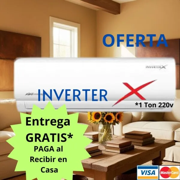 Inverter X Inverter X 1 Tonelada(S) 220V Frio/Calor