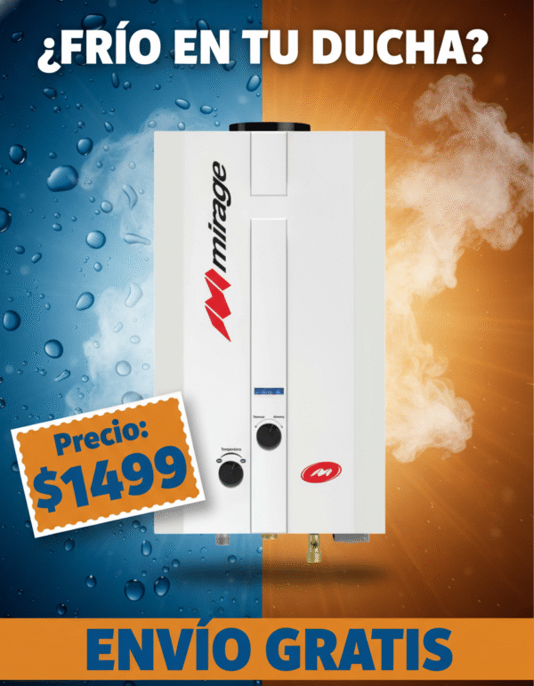 BOILER DE PASO 1 SERVICIO GAS NATURAL O GAS LP