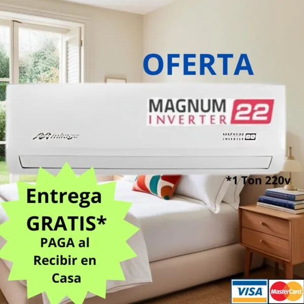MAGNUM 22 INVERTER Magnum 22 1 Tonelada(S) 220V Frio/Calor Inverter