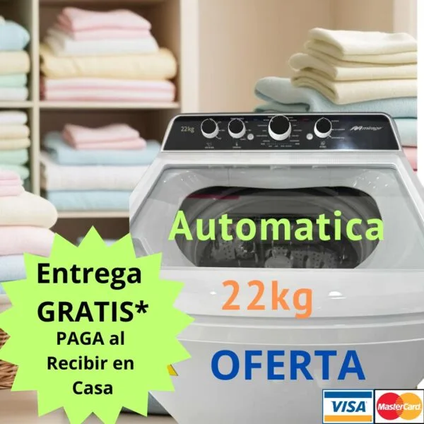 lavadora automática mirage 22 kg Lavadora Automatica 22KG