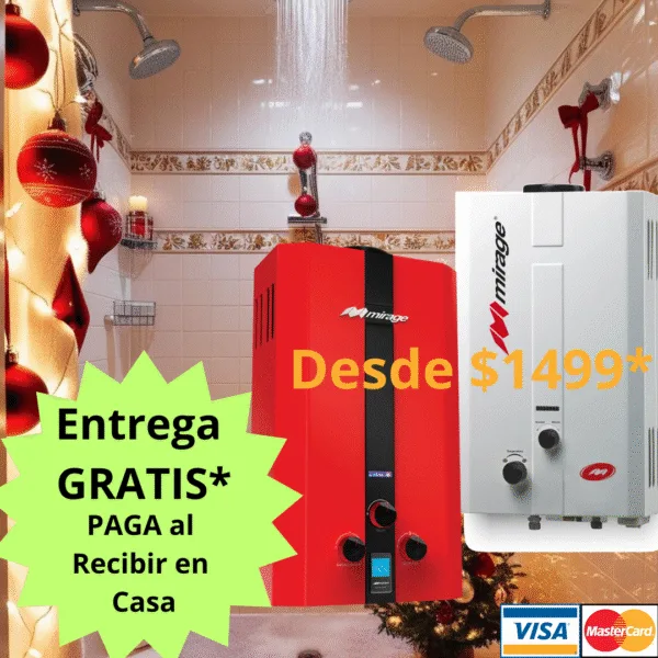 boiler MIRAGE Boiler de Paso 2 Servicios Gas Natural o Gas Lp