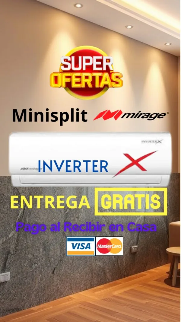 inverter X mirage 220 Inverter X 1 Tonelada(S) 220V Frio/Calor