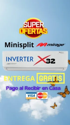 Inverter X32 1 Tonelada(S) 220V  Frio/Calor
