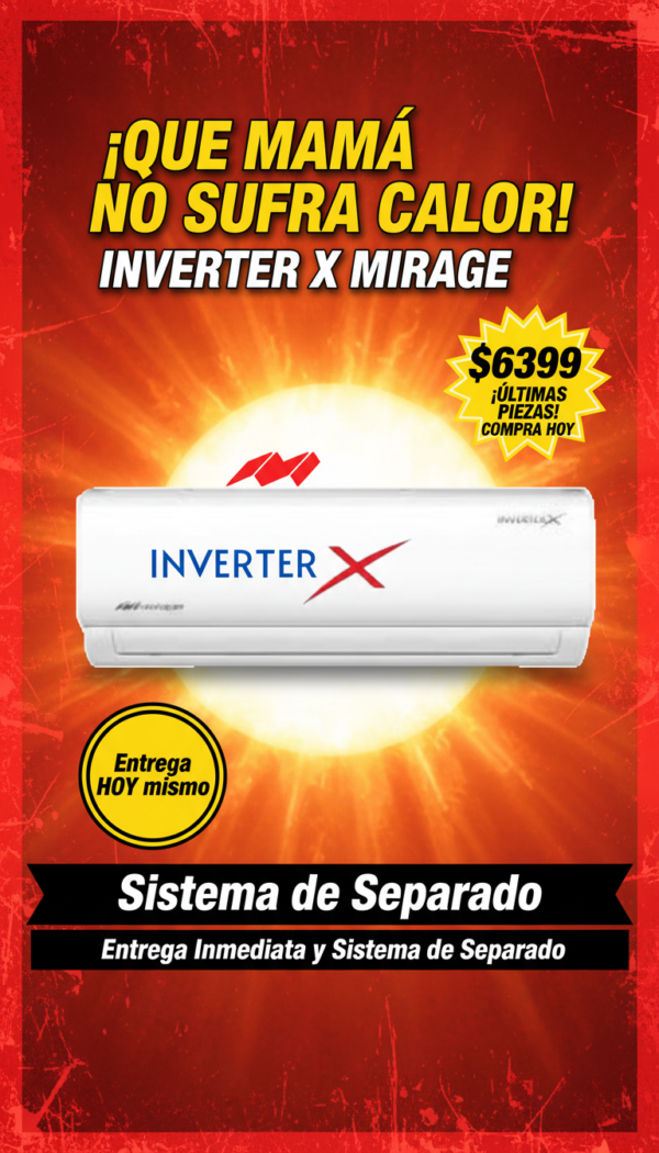 Minisplit Mirage INVERTER X - Imagen 2