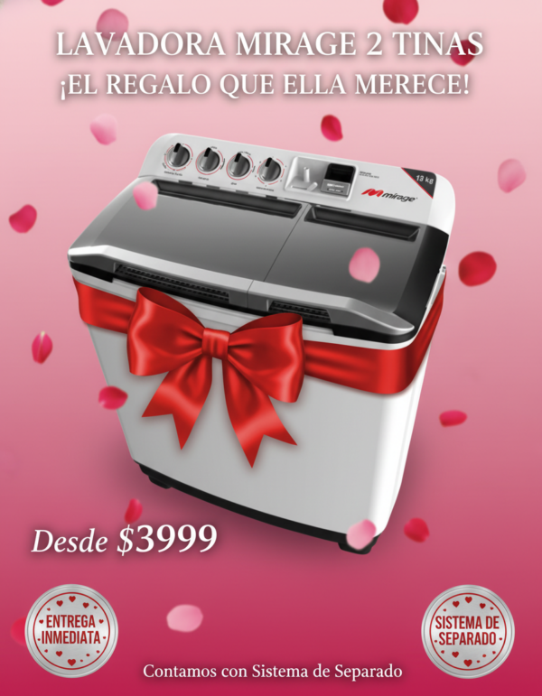 Lavadora Mirage - Imagen 1