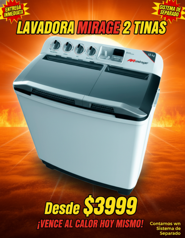 Lavadora Mirage - Imagen 2