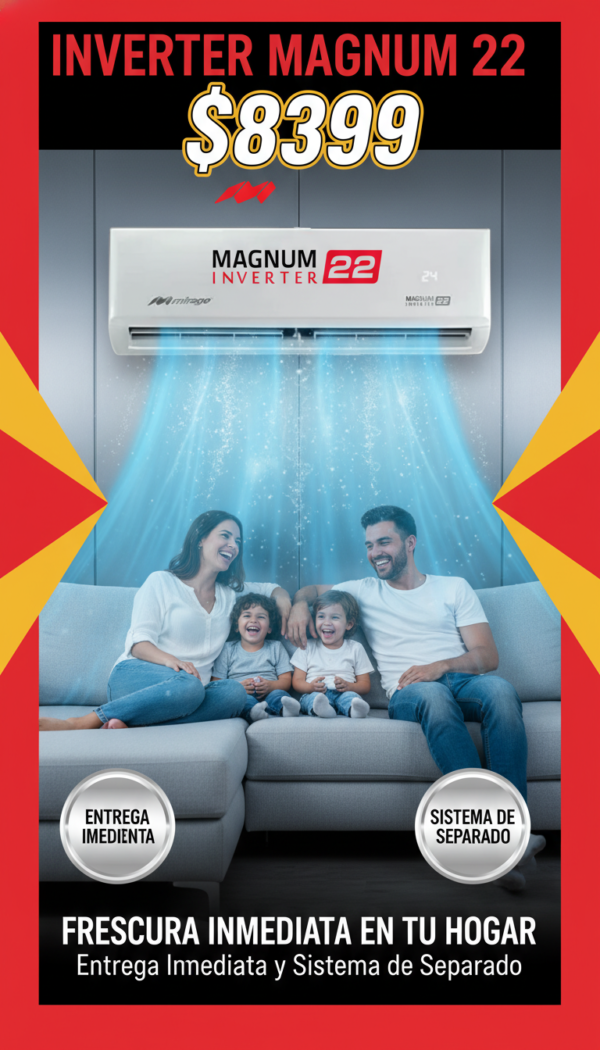 OK-MAGNUM22-IMG-1 Minisplit Mirage MAGNUM 22 - Imagen 1