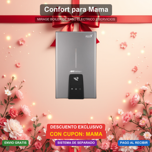 Dia de las Madres - BOILER DE PASO ELECTRICO 2 SERVICIOS