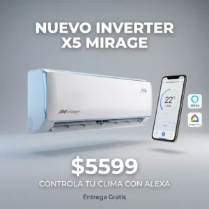 Inverter X5 1 Tonelada(S) 220V Frio/Calor