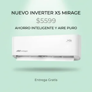 Inverter X5 1 Tonelada(S) 110V Frio/Calor