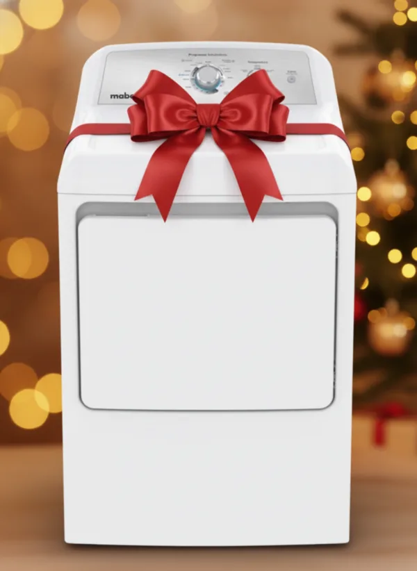 Secadora Mabe Gas con moño de regalo